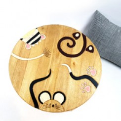 Kids Wooden Table Mix Animal Tails